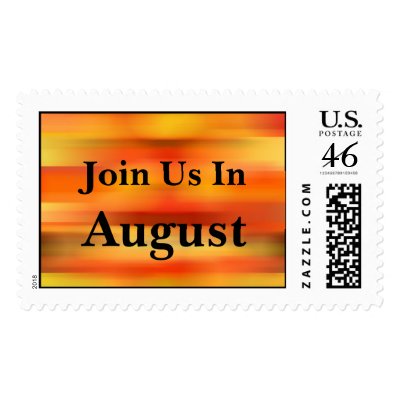 Autumn Wedding Postage Stamp