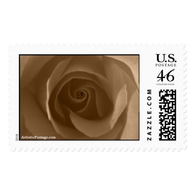 Autumn Wedding Postage Stamp