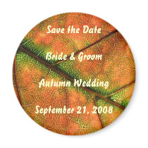 Autumn Wedding Save the Date Magnet by Sialicious Autumn Wedding Save the Date Magnet