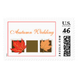 Autumn Weddings Save The Date Postage Stamps