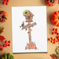 Autumn Welcome postcards