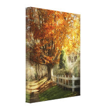 Autumn - Westfield, NJ - I love autumn Canvas Print