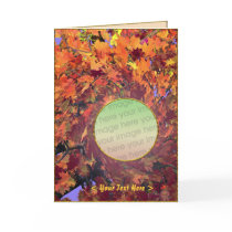 Autumn Whirl (Thanksgiving photo frame) cards