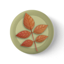 Autumn White Ash Leaf Button buttons