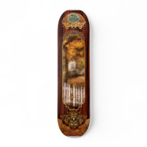 Autumn - White picket fence Skateboard Deck