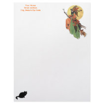 Autumn Witch Stationery letterhead by redqueenself Autumn Witch Stationery letterhead