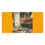 Autumn with tree picture card