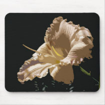 Autumn Wood Daylily Cutout mousepads by littlewingdesign Autumn Wood Daylily Cutout mousepads