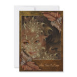 Autumn Wood Nymph Medium Invitation