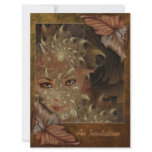 Autumn Wood Nymph Oversized Invitation