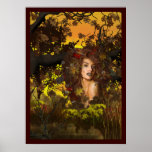 Autumn Wood Nymph Posters