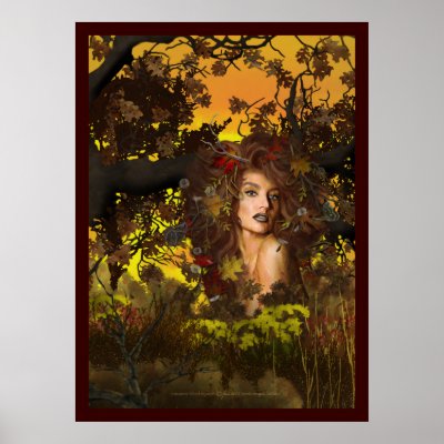 Autumn Wood Nymph Posters by Rockangel1