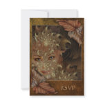 Autumn Wood Nymph RSVP Cards Personalized Announcements