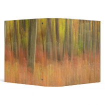 Autumn Woods Abstract 1.5" Photo Album 3 Ring Binders