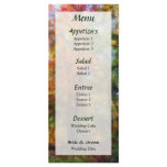 Autumn Woods Wedding Menu... Custom Rack Card