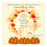 Autumn Wreath Invitation