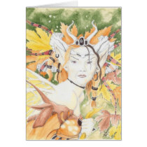 autumnal devas at Pumpkin Time cards