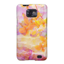Autumnal grunge leaves samsung galaxy case