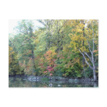 Autumn's colors postcards