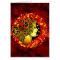 Autumn's Entrance Blank Card by Jaenne Autumn's Entrance Blank Card