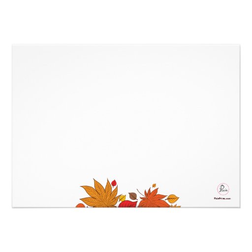 Autumn's Gifts Invitation
