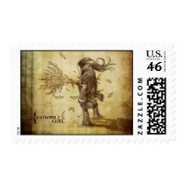 Autumns-girl Stamp