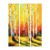 Autumn's Glow Triptych