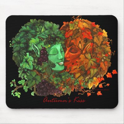 Autumn's Kiss Mousepad by JDSavage