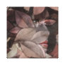Autumn's leafy face and colors stretched canvas prints
