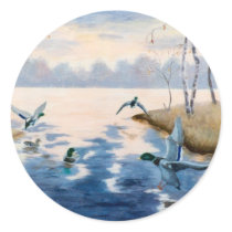 Autumns Mallards Sticker by bmthour Autumns Mallards Sticker