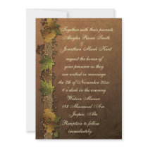 Autumn's Song Wedding Invitation