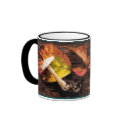 Autumns warm embrace. mugs
