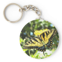 AV- Yellow Butterfly Keychain