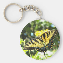 AV- Yellow Butterfly Keychain