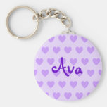 Ava in Purple Key Chain