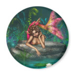 Ava the Pink Mermaid Magnets