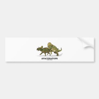 Avaceratops Bumper Stickers
