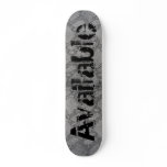 Available "Skateskin" Skate Board Deck