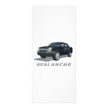 Avalanche Black Rack Card Template