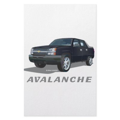 Avalanche Black Customized Stationery by frengi