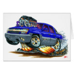 Avalanche Blue Truck Greeting Cards