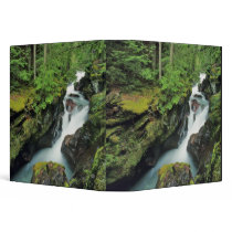 Avalanche Gorge in Glacier National Park in Vinyl Binders