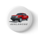 Avalanche Red Pinback Button