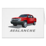 Avalanche Red Greeting Cards
