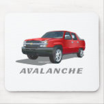 Avalanche Red Mouse Pads