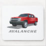 Avalanche Red Mouse Pads