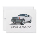 Avalanche White Custom Announcement