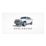 Avalanche White photo cards