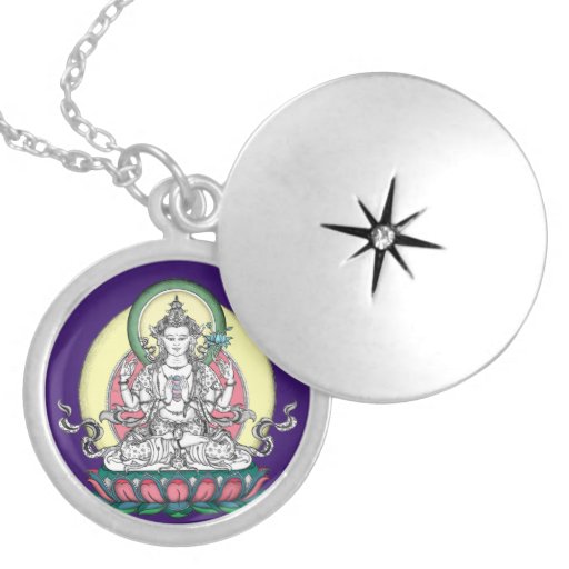Avalokiteshvara (tib. Chenrezig) - compasión Buda Colgante