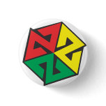 AVALON7 Inspiracon Rasta Pinback Buttons